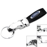 1pcs Leopard Head Car Badge Keychain Auto Logo Keyring for Fords Focus 1 2 3 MK 4 5 Mustang Forex Fusion Kuga Explorer Mondeos