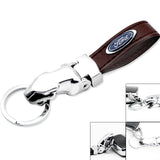 1pcs Leopard Head Car Badge Keychain Auto Logo Keyring for Fords Focus 1 2 3 MK 4 5 Mustang Forex Fusion Kuga Explorer Mondeos