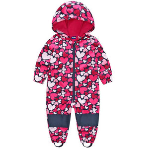 Children's ski suits soft shell children's jumpsuits boys and girls jumpsuits warm waterproof windproof thin section